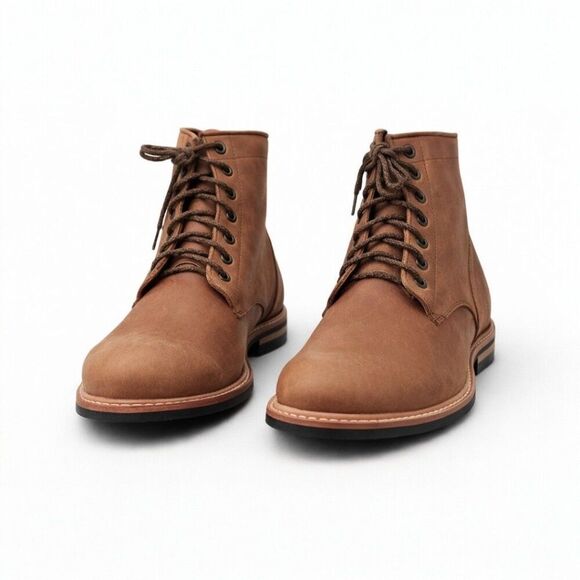 Nisolo Andres All-Weather Boots Tobacco Leather Men’s 9 Lace Up main image 8